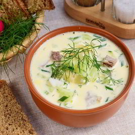 Рецепт Окрошки с говядиной