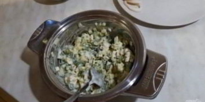 Рецепт окрошки с кальмарами