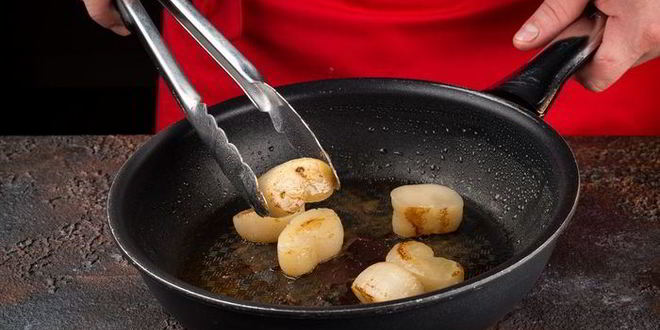 Рецепт окрошки с морскими гребешками