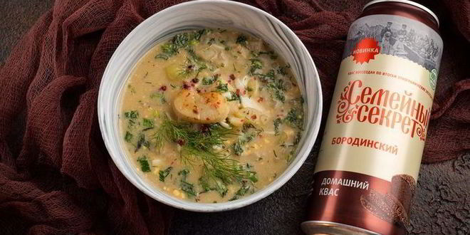 Рецепт окрошки с морскими гребешками