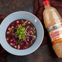 Рецепт Окрошки с рыбой горячего копчения