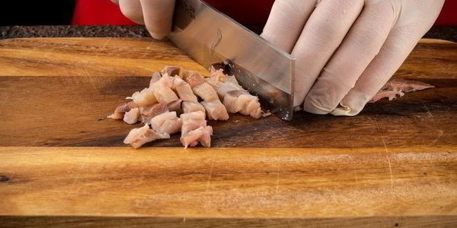 Рецепт окрошки с рыбой горячего копчения