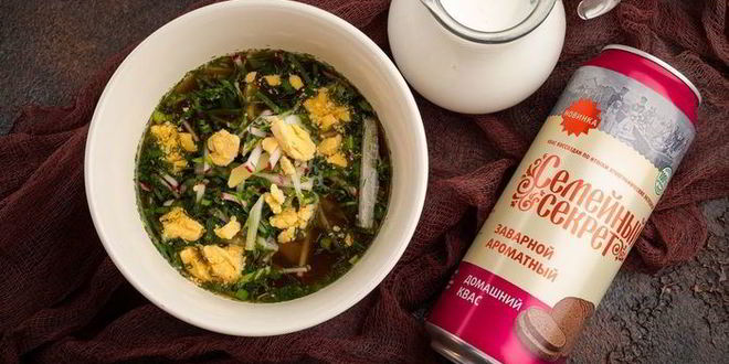 Рецепт окрошки зеленой