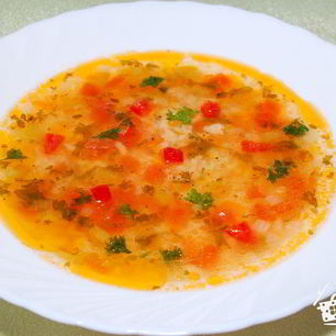 Рецепт Легкого овощной суп с рисом