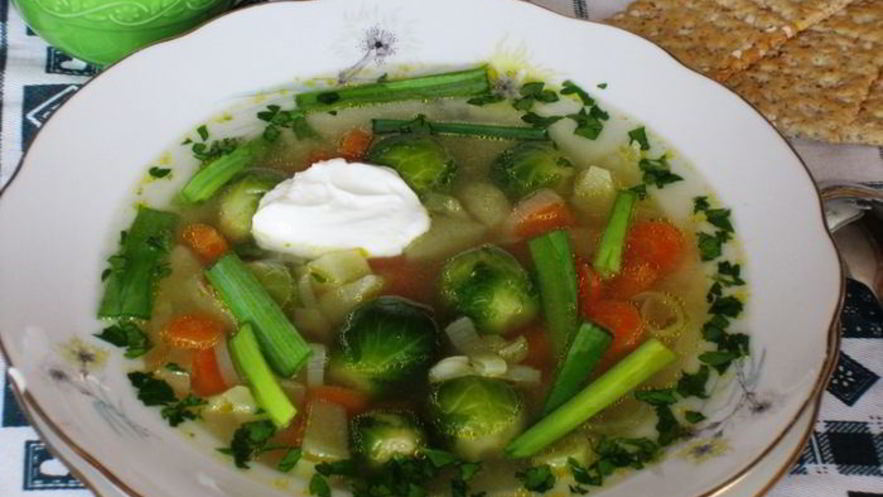 Рецепт легкого овощной супчик