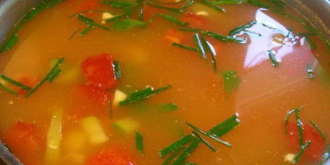 Рецепт легкого супа из летних овощей с рисом