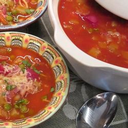 Рецепт Минестроне с беконом