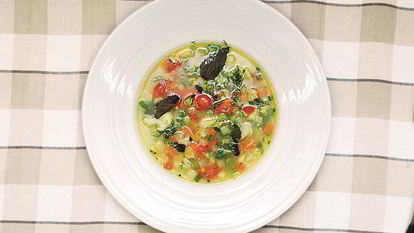 Рецепт Минестроне с дайконом и укропом