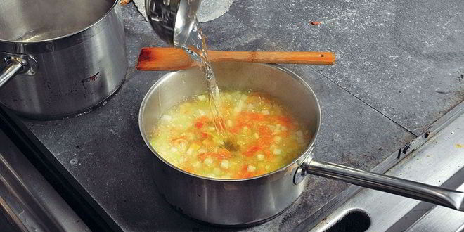 Рецепт минестроне с дайконом и укропом