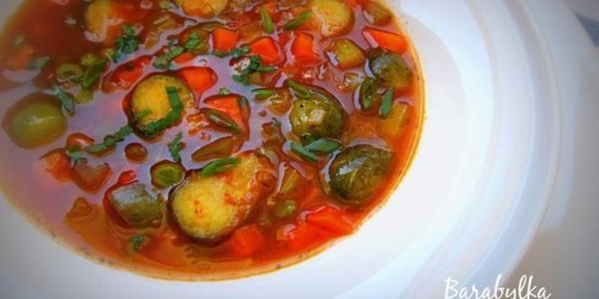 Рецепт овощного, густого супа