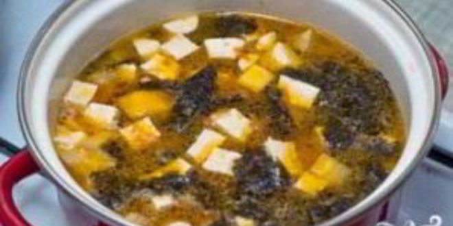 Рецепт овощного мисо-супа