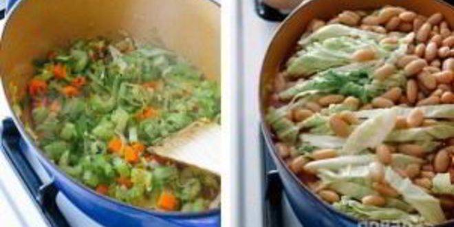 Рецепт овощного супа с капустой