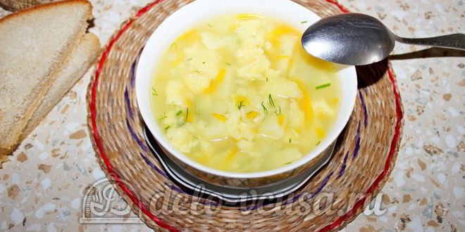 Рецепт овощного супа с клецками