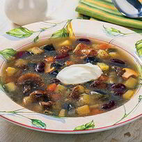 Рецепт Овощного супа с опятами