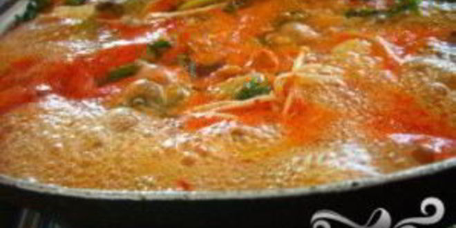 Рецепт овощного супа с тортеллини