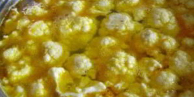 Рецепт овощного супа с цветной капустой