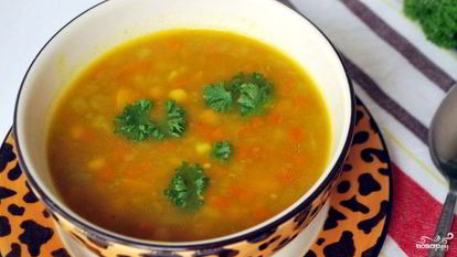 Рецепт Овощного супа с тыквой