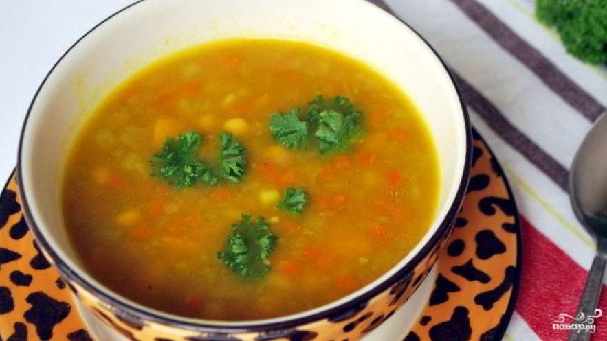 Рецепт овощного супа с тыквой