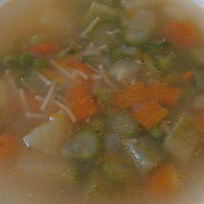 Рецепт Овощного весеннего супа с сыром