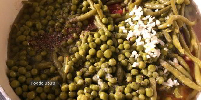 Рецепт супа минестроне с беконом и стручковой фасолью