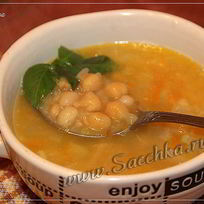 Рецепт Супа овощной с белой фасолью