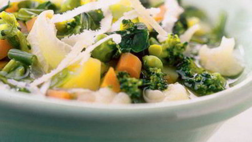 Рецепт весеннего минестроне