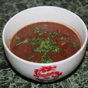 Рецепт Фасолевой похлебки с грудинкой и чили