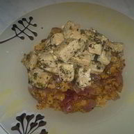 Рецепт Густой чечевичной похлебки с луком и горчицей и тушеная свинина по-деревенски