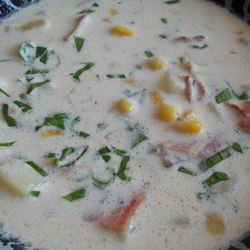 Рецепт Кукурузной похлебки с беконом