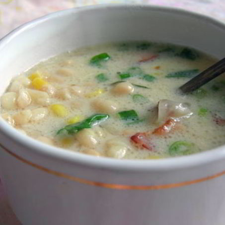 Рецепт Кукурузна-фасолевой похлебка Суккоташ