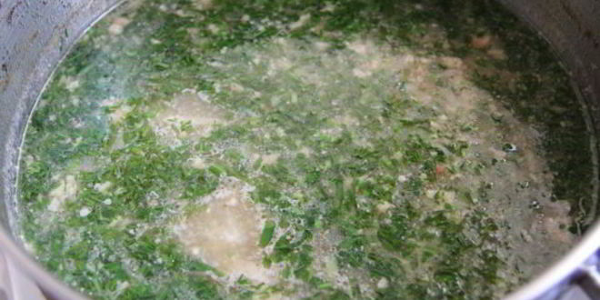 Рецепт куриной похлебки с грецкими орехами