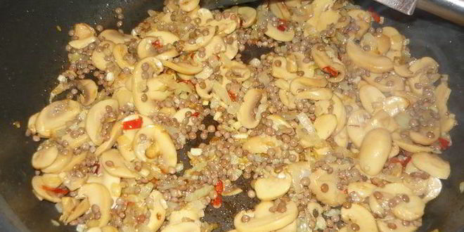 Рецепт похлебки из чечевицы с грибами