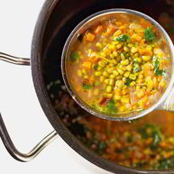 Рецепт Похлебки из гороха маш с мятой