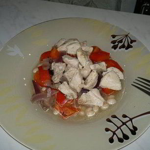 Рецепт Похлебки с белым куриным мясом