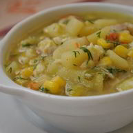 Рецепт Похлебки с крабами и кукурузой