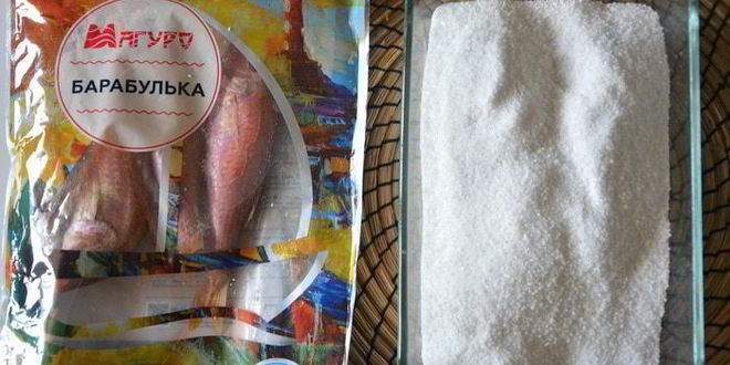 Рецепт рыбы в соли