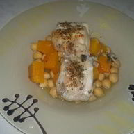 Рецепт Рыбной похлебки с треской, нутом и тыквой