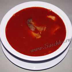 Рецепт Рыбной венгерской похлебки Халасли