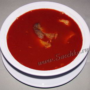 Рецепт Рыбной венгерской похлебки Халасли