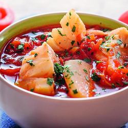 Рецепт Томатной похлебки с рыбой и картофелем