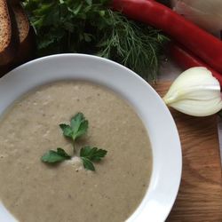 Рецепт Постного крема-супа грибного