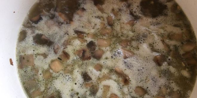 Рецепт постного крема-супа грибного