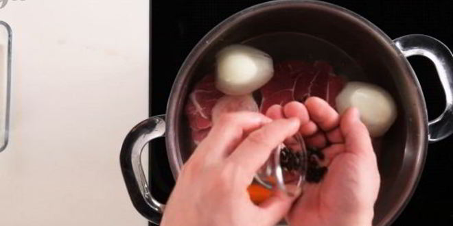 Рецепт классического рассольника на говяжьем бульоне