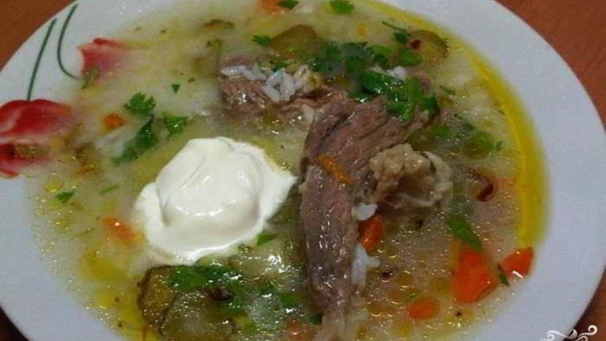 Рецепт рассольника без перловки