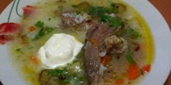 Рецепт рассольника без перловки