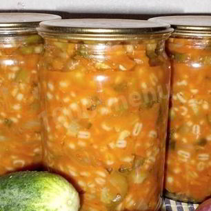 Рецепт Рассольника из свежих огурцов заготовка в банках