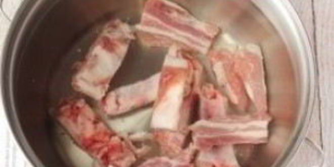 Рецепт рассольника из свинины