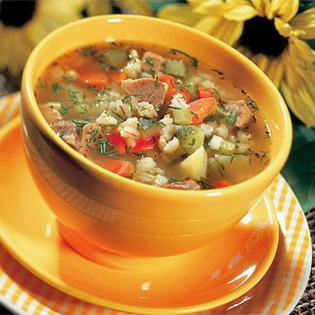 Рецепт Рассольника с говядиной в мультиварке