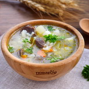 Рецепт Рассольника с гусиными потрошками