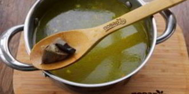 Рецепт рассольника с гусиными потрошками